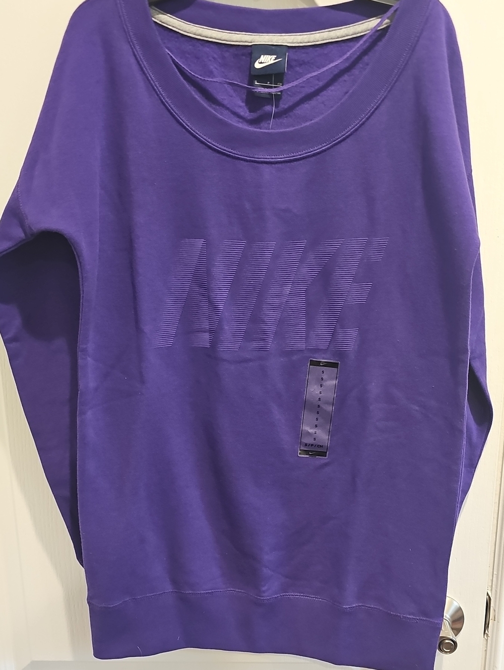 Nike Women's Tunic Sweatshirt Size Small Purple